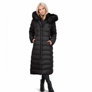 NWT Tahari Nellie Puffer Coat-black